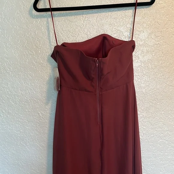 NWT Birdy Grey Chris Convertible Chiffon Dress in Rosewood XS - Picture 10 of 11
